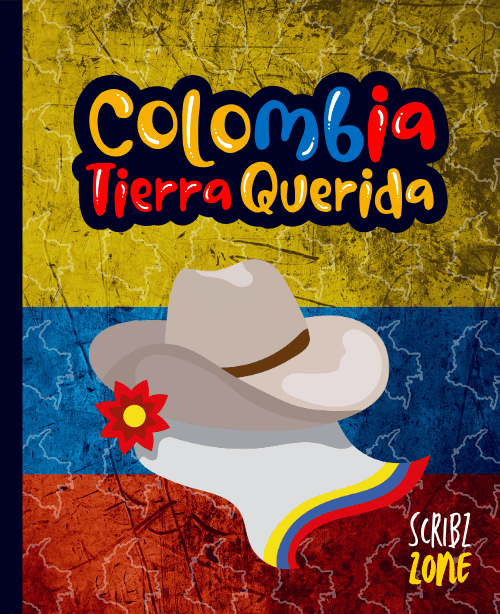 Colombia Tierra Querida notebook by scribz zone