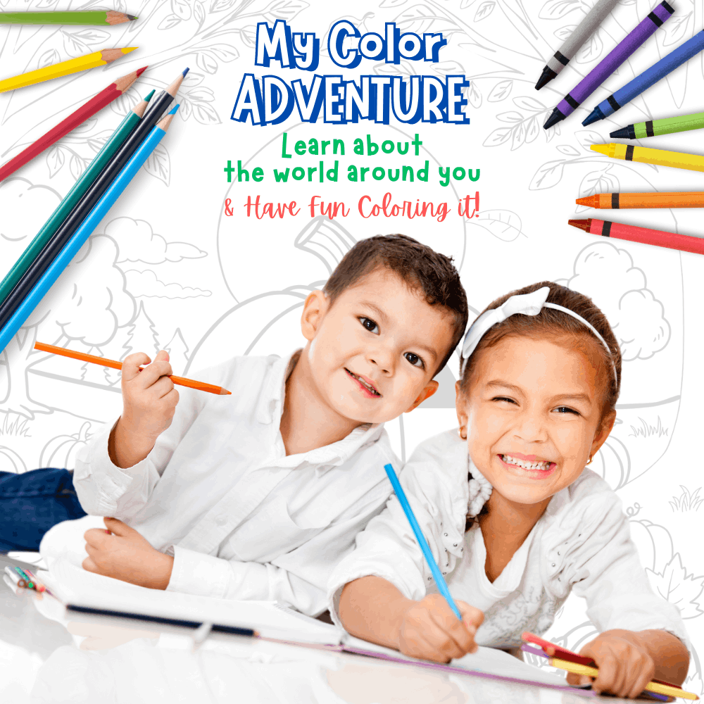 my color adventure coloring books